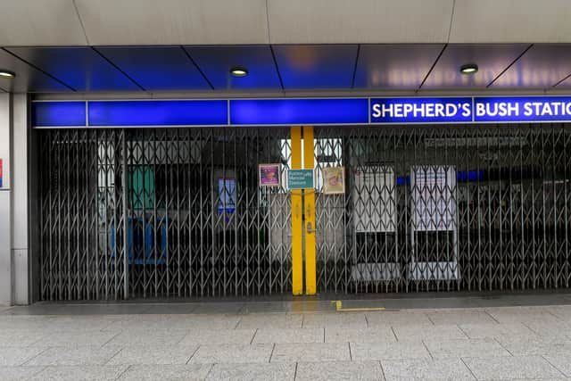 Shepherd’s Bush station has been closed today due to strike action