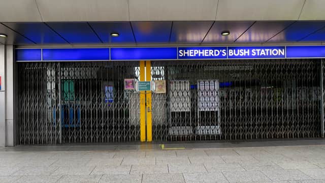 Shepherd’s Bush station has been closed today due to strike action