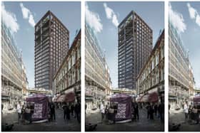 Plans for the Hondo Tower in Brixton. Photo: Lambeth Council/Adjaye Associates Architects
