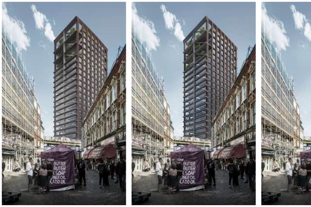 Plans for the Hondo Tower in Brixton. Photo: Lambeth Council/Adjaye Associates Architects