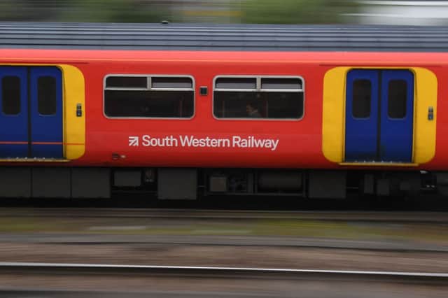 South Western are one of the railways striking. Credit: DANIEL LEAL/AFP via Getty Images