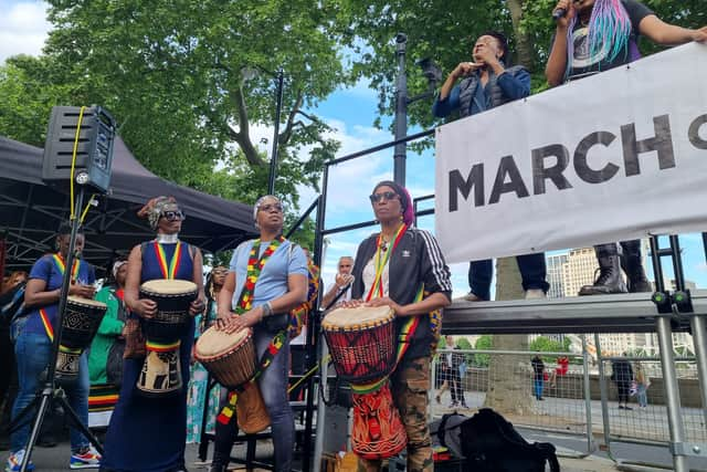 The Brent Drummers. Photo: LondonWorld