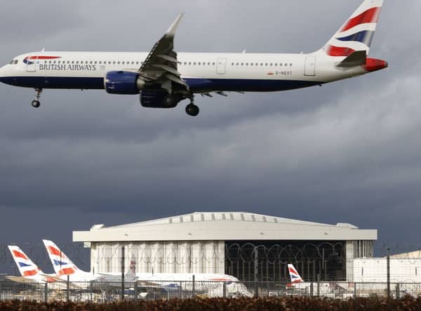 A British Airways flight to Barbados was delayed for several hours after a stewardess was assaulted by a passenger. Credit: ADRIAN DENNIS/AFP via Getty Images