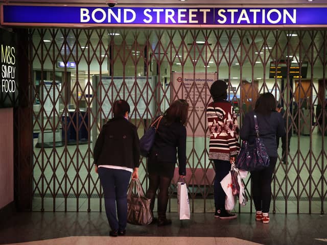 Bond Street station Elizabeth Line is not yet open. Photo: Getty