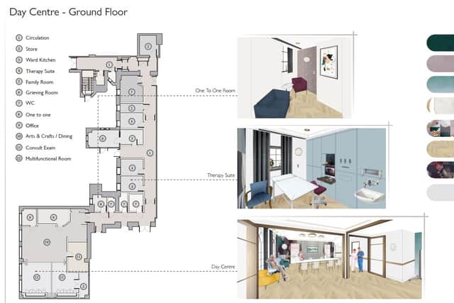 Plans for the new building. Credit: St John’s Hospice