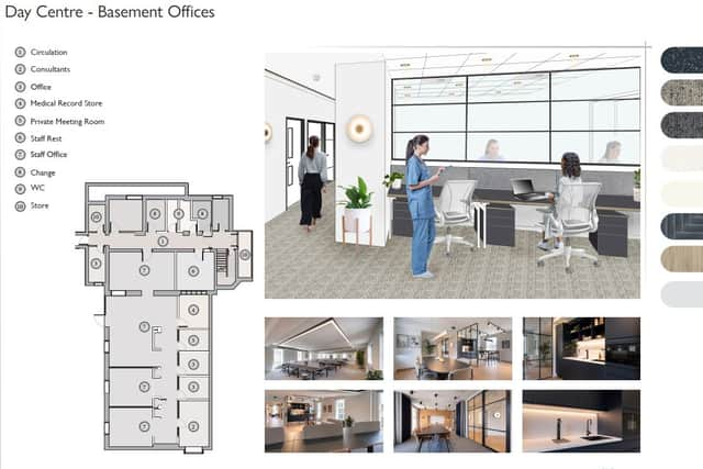 The basement designs. Credit: St John’s Hospice