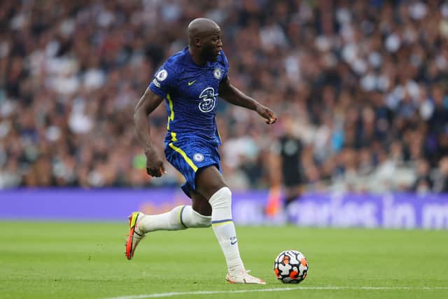 Romelu Lukaku of Chelsea during the Premier League match between Tottenham Hotspur (Photo by Catherine Ivill/Getty Images)