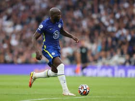 Romelu Lukaku of Chelsea  during the Premier League match between Tottenham Hotspur (Photo by Catherine Ivill/Getty Images)