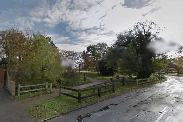 A body has been found on fire in Belvue Park, in Northolt. Photo: Google Streetview