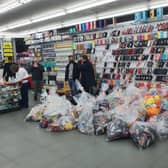 Seized goods from Oxford Street American candy and souvenir stores (Pic: Westminster Council)
