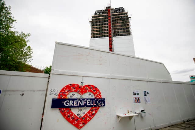 Five years on from the Grenfell Tower fire, there have still been no arrests (Pic: AFP via Getty Images)