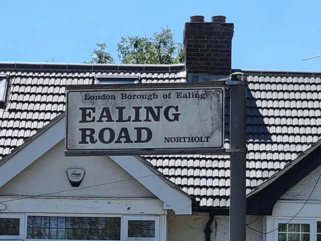 A body was found burned in Northolt, Ealing. Photo: LW