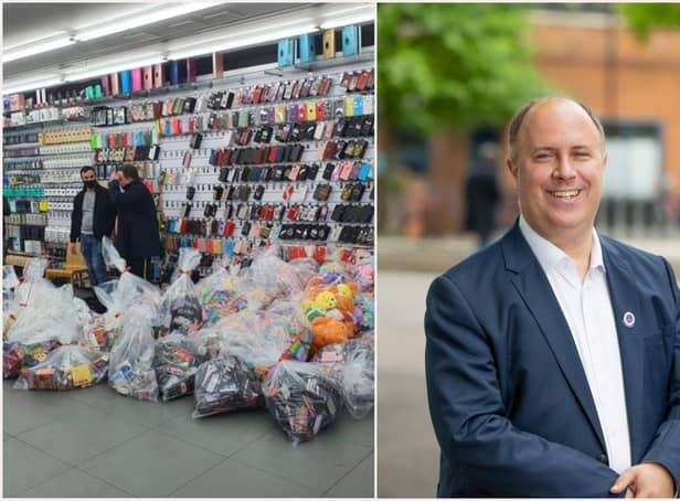 <p>Westminster City Council leader Adam Hug is keen to tackle illegal shops operating on Oxford Street after almost £600,000 of goods were seized from American candy stores and souvenir shops (Picture: Westminster City Council)</p>