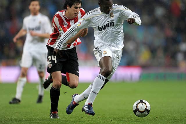   Mahamadou Diarra, playing for Real Madrid, told LondonWorld about Bissouma from a young age. Credit: Jasper Juinen/Getty Images
