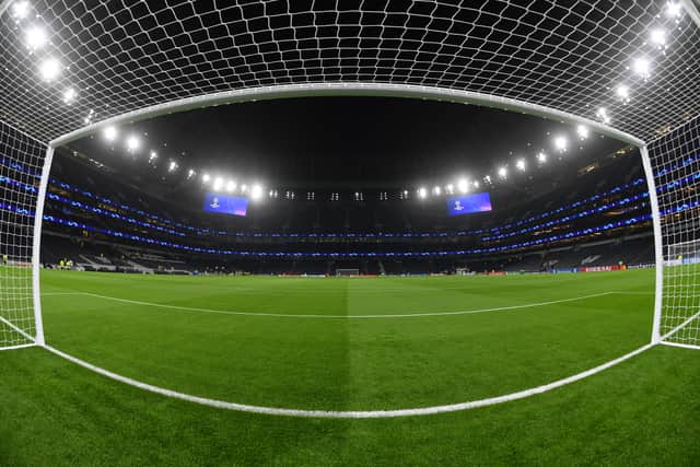 Inside the Tottenham Hotspur stadium in north London. Photo: Getty