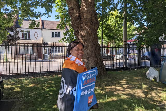 Claire Pedican Brown, a GMB member who has worked at the hospital for four years said that the system is not right with Mitie.