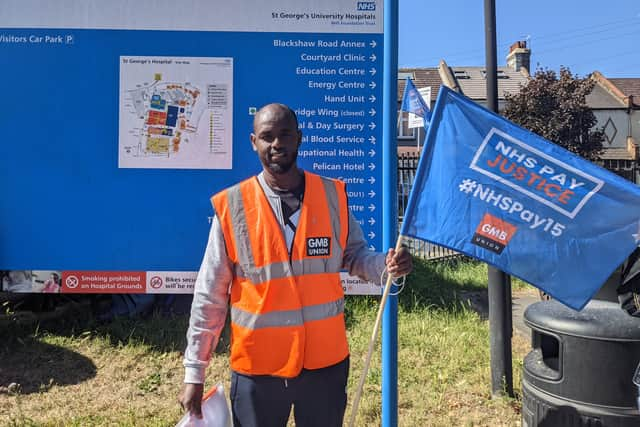 Abdifatah Yusuf, a representative for GMB and Mitie employee