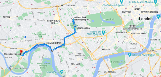 Holland Park to Chiswick Park