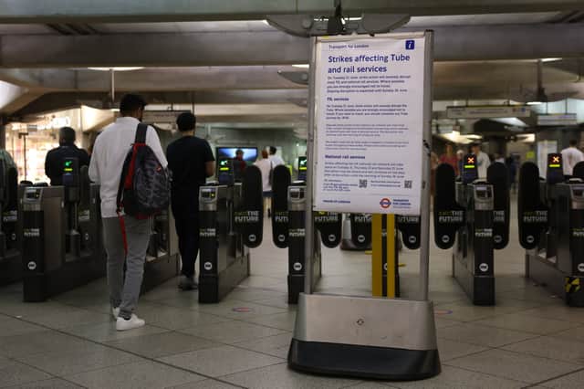 Londoners are facing massive travel disruption this morning as the biggest rail strike in 30 years takes place today. Photo: Getty