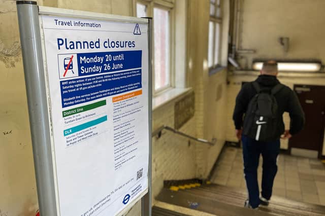 Strikes are planned for Tuesday, 21, June, Thursday, 23, June and Saturday 25, June this week in the biggest dispute on Britain’s railway network since 1989. Photo Getty