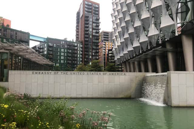 The American embassy in London, in Nine Elms. Photo: LondonWorld