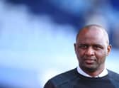 Crystal Palace boss Patrick Viera  