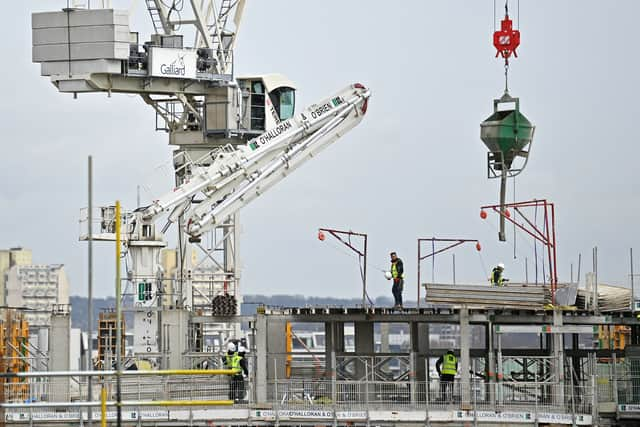 Flats under construction in Nine Elms, south London. Photo: Getty