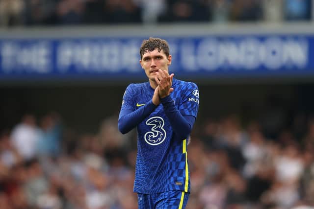 Andreas Christensen of Chelsea claps the fans following the Premier League match (Photo by Catherine Ivill/Getty Images)
