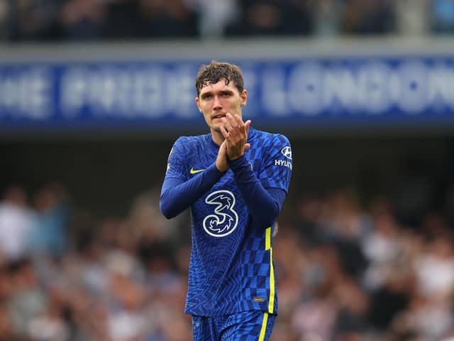 Andreas Christensen of Chelsea claps the fans following the Premier League match (Photo by Catherine Ivill/Getty Images)