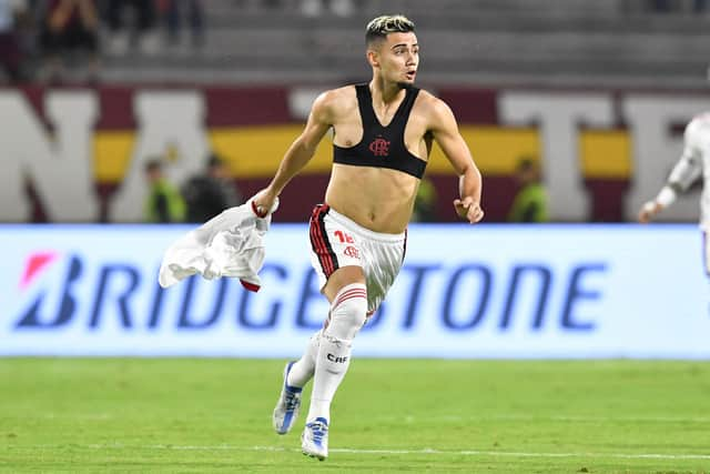 Pereira scored Flamengo’s only goal in Wednesday’s Copa Libertadores win over Colombiaian side Deportes Tolima. Credit: Getty.