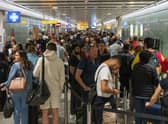 Travellers have been hit by delays and cancellations at London airports for the last month. Credit: Carl Court/Getty Images
