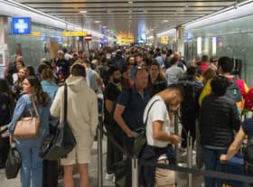 Travellers have been hit by delays and cancellations at London airports for the last month. Credit: Carl Court/Getty Images