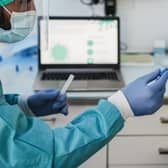 A Covid test being administered. Photo: Adobe 