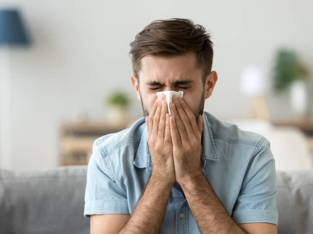 More than 50% of people infected with Covid have reported sneezing as a symptom on the ZOE Covid app. Interestingly it tends to be more common among people who have been vaccinated and then tested positive for the virus.