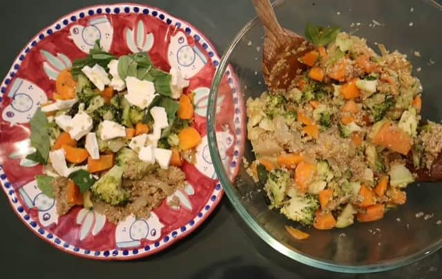 Claudia Marquis’ healthy summer quinoa salad. Photo: LW