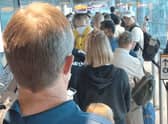 Passengers have been left to suffer “phenomenal” queues as disruption at Heathrow Airport resembles a “cattle market”. Photo: Richard Evans