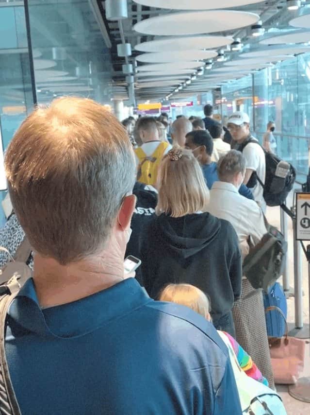 Passengers have been left to suffer “phenomenal” queues as disruption at Heathrow Airport resembles a “cattle market”. Photo: Richard Evans