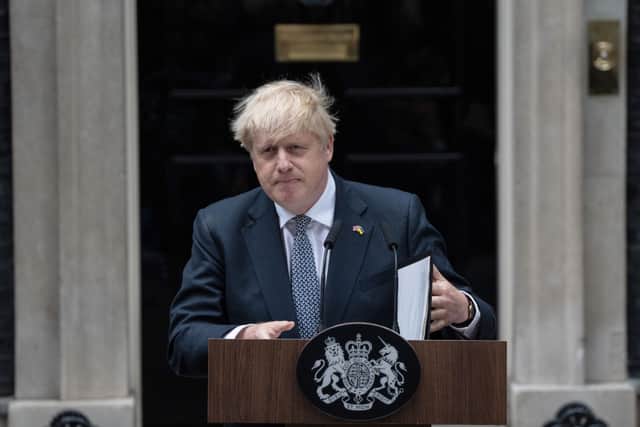 Boris Johnson resigned as Prime Minister on 7 July