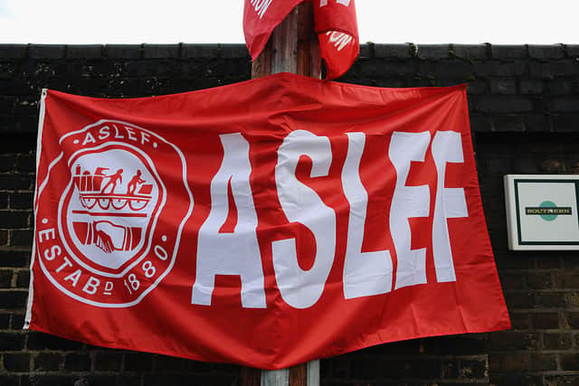 ASLEF members form a picket line outside Selhurst station in 2016. Members of the union have voted to strike again. Credit: Dan Kitwood/Getty Images