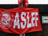 ASLEF members form a picket line outside Selhurst station in 2016. Members of the union have voted to strike again. Credit: Dan Kitwood/Getty Images