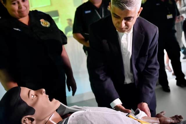 Sadiq Khan opens new paramedic training centre in Hounslow