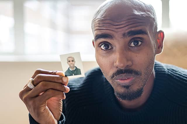 Sir Mo Farah in the documentary. Credit: BBC/Atomized Studios/Andy Boag