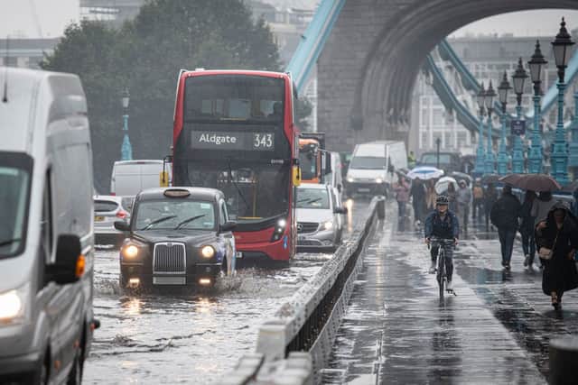 The ongoing impact of climate change has left London vulnerable to future flash flooding events, London councils has warned.
