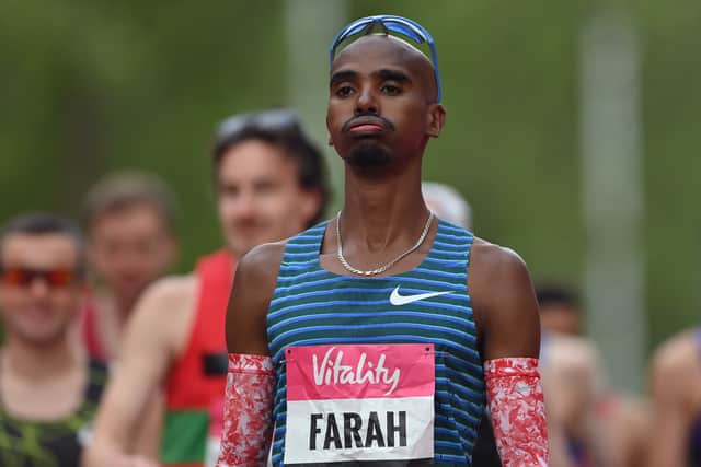 Four time Olympic gold medalist Mo Farah reveals he was trafficked into the UK. (Getty Images)