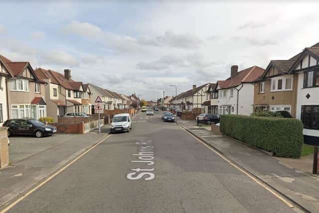 Officers found a 27-year-old woman suffering stab injuries to her back.  Photo: Google Streetview