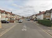 Officers found a 27-year-old woman suffering stab injuries to her back.  Photo: Google Streetview