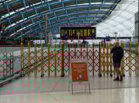 Waterloo station during the rail strikes last month. Credit: Carl Court/Getty Images