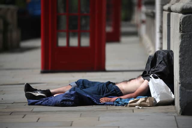 People sleeping rough are especially vulnerable to the heat. Photo: Getty