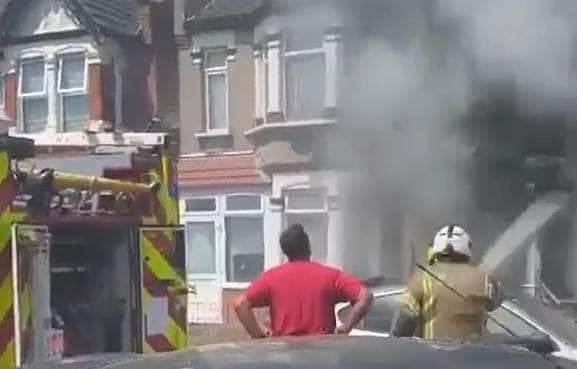 Significant parts of the ground floor and the roof were destroyed by the fire. Photo: Instagram @ig1_ig2