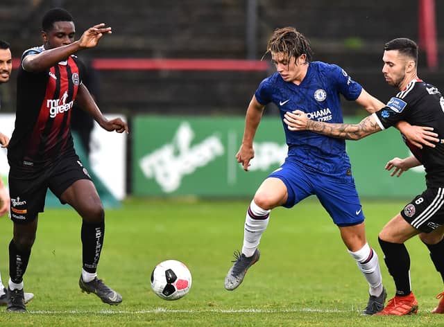 Conor Gallagher in action during pre-season in 2019. Picture: Charles McQuillan/Getty Images)